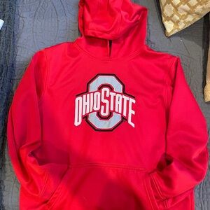 EUC Ohio state Buckeyes Hooded Fleece Sweatshirt Youth XL